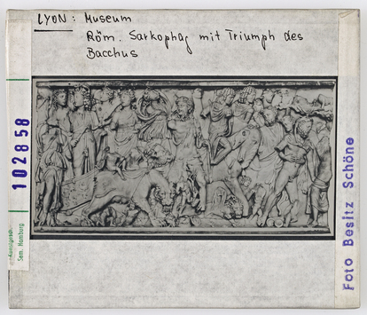 preview Lyon: Museum, Röm. Sarkophag mit Triumph des Bacchus Diasammlung